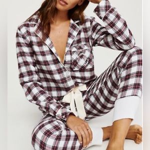 Abercrombie and Fitch Flannel Sleep Set